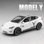 1:24 Model Y Model 3 Model S Alloy Die Cast Toy Car Model Sound and Carousel 5
