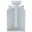 In-ground Parasol Base Silver 27.5x27.5x45 Cm Steel Abbttln Carousel 3