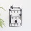 Modern Style Iron Wall Mounted 11 Hangers Hooks Key Holder Coat Hat Stora CHK12N Carousel 6