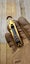 15cm MINI Black Gold ULTRA Sharp Black Blade Pocket Folding Knife Key Ring Carousel 3