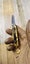 15cm MINI Black Gold ULTRA Sharp Black Blade Pocket Folding Knife Key Ring Carousel 13