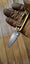 15cm MINI Black Gold ULTRA Sharp Black Blade Pocket Folding Knife Key Ring Carousel 16