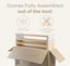 Baby Playpen Baby Gate Baby Foldable Wooden Play Fence with Locking Gate Carousel 6