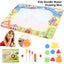 70X100CM Doodle Children Water Drawing Toys ing Mat Water Pen Molds Kit Kid Educ Carousel 2