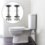 Set Of 2 Bowl Toilet Tank Bolts Stainless Steel Universal Mounting Kit With Do Carousel 2