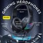Gaming Headphones - LED Side Lights - Mic Wand - Over Ear Muffs Carousel 4