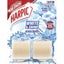 Harpic Toilet Cleaner White & Shine Bleach In Cistern Block 2 pack 100g Carousel 1