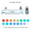 TV Cabinet 2 Drawers LED Light Carousel 3