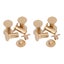 brass nails brass stud screw rivets Brass Screw Butt Screw Male and Female Nails Carousel 3
