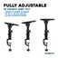 Studio Monitor Stand Set Clamp-on Carousel 8