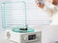 The Waves Bluetooth Vinyl Player Vintage Vinyl Record Bluetooth Speaker White Carousel 5