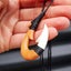 Natural Hand Carved Maori Bone Carving Pendant Necklace - Hook Wood & Bone Carousel 2