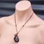 Black Stained Hand Carved Maori Bone Carving Pendant Necklace - Whale Tail Hook Carousel 3