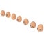 bouncing ball eggs 7pcs Fake Eggs Rubber Lifelike Elastic Expression Pattern Carousel 2