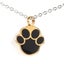 Footprint Pattern Urn Necklace Memorial Pet Ash Pendant Jewelry Carousel 4