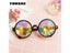 YOOSKE Round Kaleidoscope Glasses Rave Festival Men Women Brand Designer Carousel 3