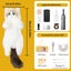 Backpack - Cute Cat plush Backpack, Handcrafted Cat Shaped Backpack Gift Carousel 4