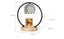 Candle Lamps Candle Warmer Lamp for Jar Candles Adjustable Brightness Timer Carousel 5