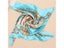 23.6'' Women's Fashion Silk Scarf Square Satin Headscarf Carousel 6