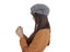 New Women Real Wool Wedding And Festival Hat Fedoras Vintage Party Gray Hats Carousel 4