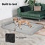 Pawz Pet Bed Chew Proof Memory Foam Waterproof Inner Washable Grey M L XL XXL Carousel 6