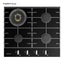 Parmco 600mm Hob, 3 Burner + Wok, Gas, Black Glass Carousel 1