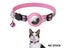Airtag Cat Dog Collar Breakaway, Reflective Kitten Collar Carousel 1