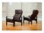 Danish Leather Lounge Chairs by Ebbe Gehl & Soren Nissen 1970s Carousel 7