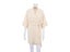 Solid Cotton Bathrobe For Women - Three Quarter Sleeves Sexy Mini Dress Carousel 4