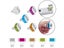 High Speed 3 Ports Portable USB2.0 HUB Aluminium Alloy ABS Phone Splitter Carousel 7