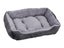 60x45cm Plush Pet Bed Dog Sofa Cozy Puppy Cat Sleeping Bed Grey Carousel 2