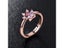 Cute Bear Paw Cat Claw Opening Adjustable Ring Rose Gold Color Rings For Women Carousel 3