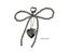 Phone Charm Strap Y2K Keychain Pendant Jewelry For Women Girl Black Cross-Bow Carousel 1