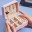 1pcs Single Layer Storage Box For Ladies' Travel Jewelry Classic Black Pure Carousel 3