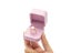 Square Engagement Velvet Earring Ring Jewelry Organizer For Valentine's Day Carousel 4
