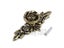 Antique Bronze Rose Pull w Screw for Cabinet Drawer Door Furniture Carousel 4