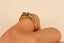 Vintage 0.30CT Three-stone 18ct Diamond ring Carousel 8