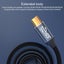 For Steam Deck Gen 100w Usb-c/type-c Male To Usb-c/type-c Female Stereo Curve... Carousel 4