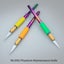 Mijing 3 In 1 Antistatic Ceramic Knife Set Carousel 2