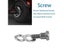 2pcs M365 Rear Wheel Fixed Bolt Screw For Xiaomi M365 And Pro Electric Carousel 6