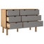 Drawer Cabinet Otta Brown & Grey 111x43x73.5 Cm Solid Wood Pine Tanpnl Carousel 6