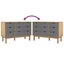 Drawer Cabinet Otta Brown & Grey 111x43x73.5 Cm Solid Wood Pine Tanpnl Carousel 9