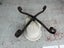 A Quality Concrete Fluted Central Pillar Glass Topped Coffee Table Carousel 7