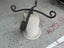 A Quality Concrete Fluted Central Pillar Glass Topped Coffee Table Carousel 9