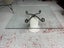 A Quality Concrete Fluted Central Pillar Glass Topped Coffee Table Carousel 14