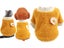 Yellow Daisy Winter Pet Turtleneck Pullover Plush Clothes for Cat Dog Puppy Carousel 1