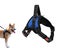 No-Pull Pet Dog Harness with Handle Adjustable Padded Vest - Blue-M Carousel 1