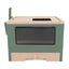 enclosed litter box Enclosed Litter Box Foldable Top Entry Drawer Type Prevent Carousel 3
