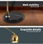 Emitto Modern LED Floor Lamp Stand Reading Light Adjustable Indoor Marble Base Carousel 4