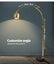 Emitto Modern LED Floor Lamp Stand Reading Light Adjustable Indoor Marble Base Carousel 5